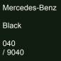 Preview: Mercedes-Benz, Black, 040 / 9040.